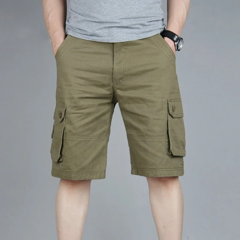 Men's Cargo Shorts Summer - Casual Multi-Pocket, Breathable.