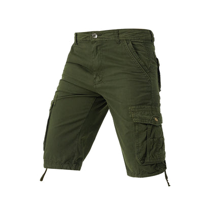 Men's Camouflage Military Cargo Shorts - Pure Cotton, Tactical, Casual Fit.