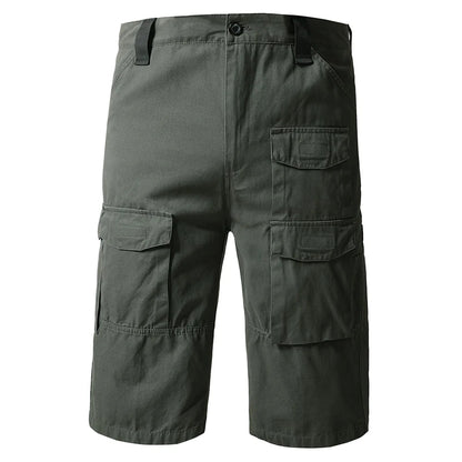 Men's Military Cargo Shorts - Cotton Army Camo, Tactical, Loose Fit, Plus Sizes Available.