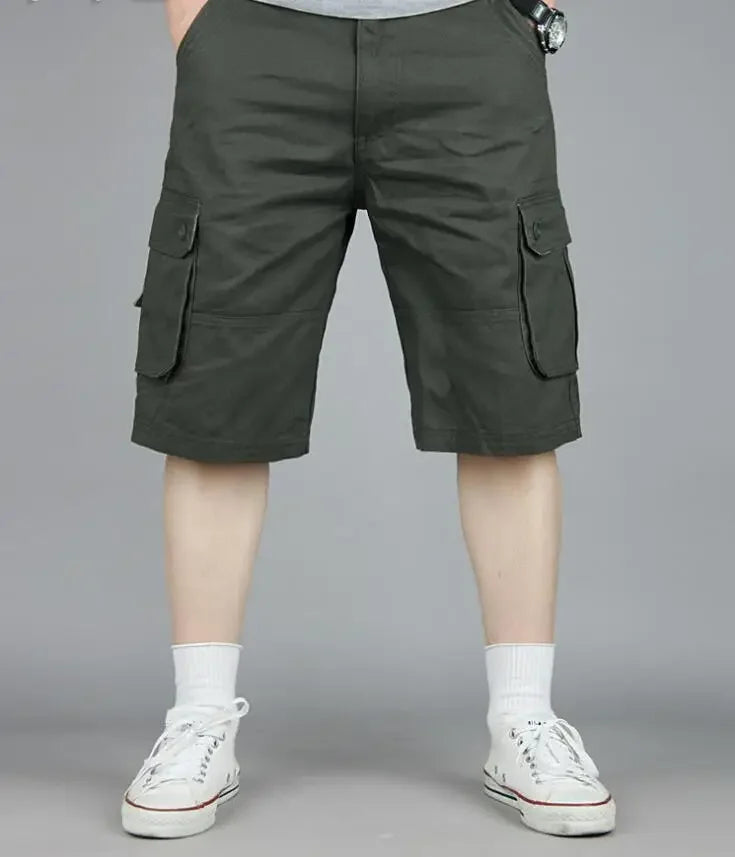 Men's Cargo Shorts Summer - Casual Multi-Pocket, Breathable.