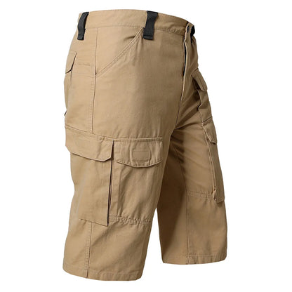 Men's Military Cargo Shorts - Cotton Army Camo, Tactical, Loose Fit, Plus Sizes Available.