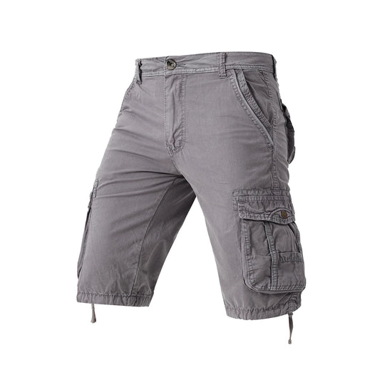 Men's Military Cargo Shorts - Cotton Tactical Camo, Loose Fit, Plus Sizes Available.