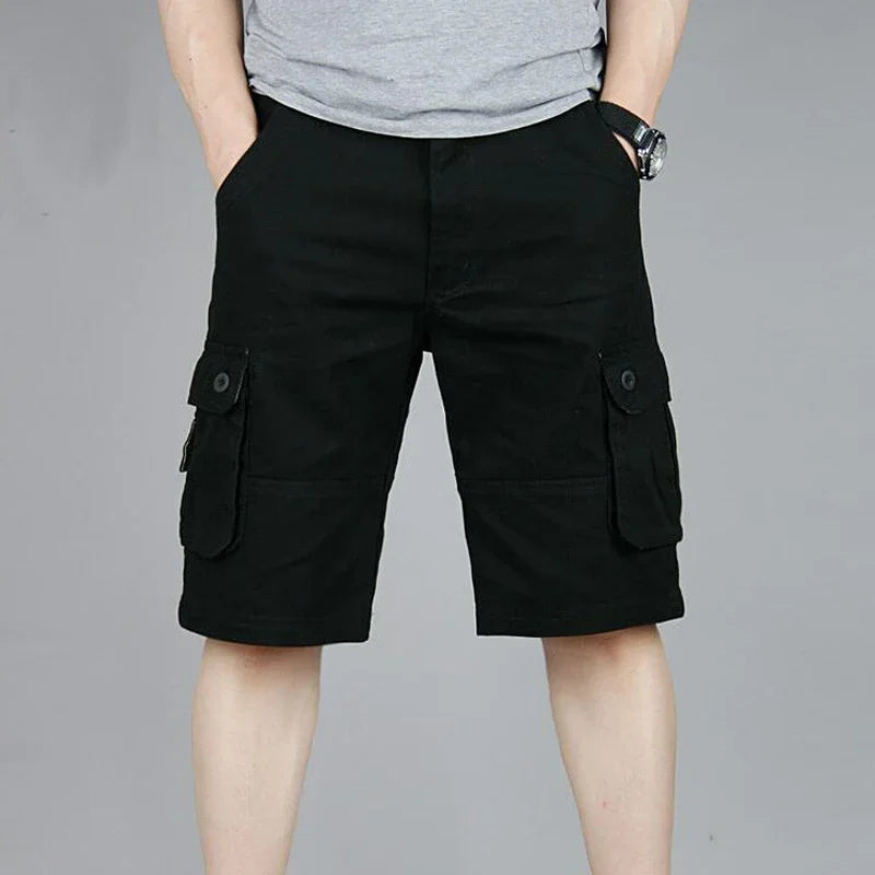 Men's Cargo Shorts Summer - Casual Multi-Pocket, Breathable.