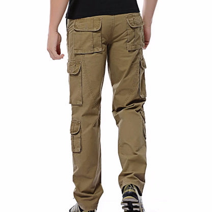 New men cargo pants mens Loose army tactical pants Multi-pocket trousers pantalon homme Big Size 46 Male Military Overalls.