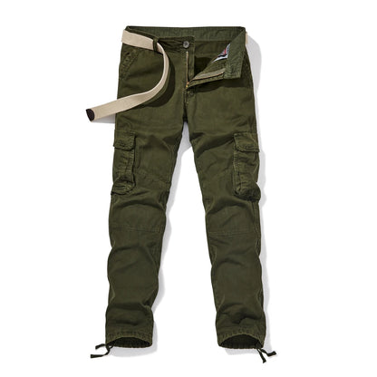 Men's Cargo Pants - Harajuku Style, Hiking, Joggers, Full-Length, Loose Fit.